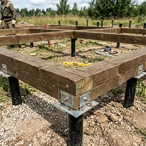 Брус для обвязки 100х100 мм